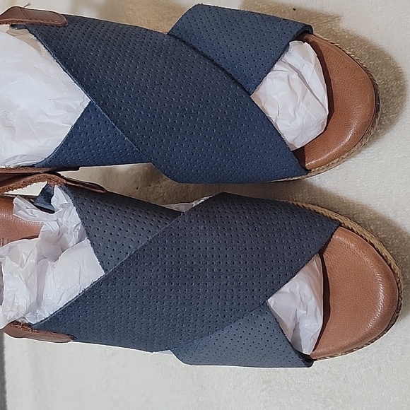 Eurostudio Flex Womens Sandals Comfort Sandals Blue Sandals Size 7 (39EU) - Picture 5 of 11